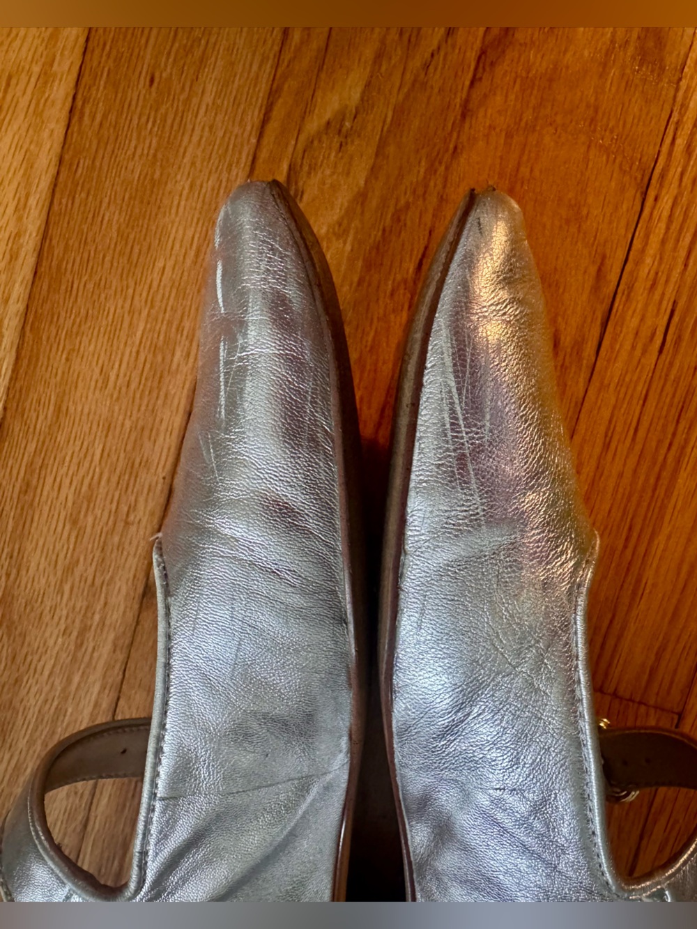 Sam Edelman silver leather Mary Jane’s - Picture 9 of 11